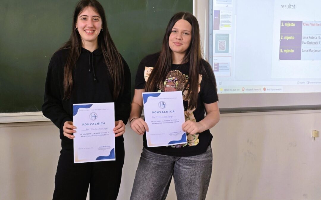 Dani hrvatskog jezika: održan kviz iz poznavanja hrvatskog jezika