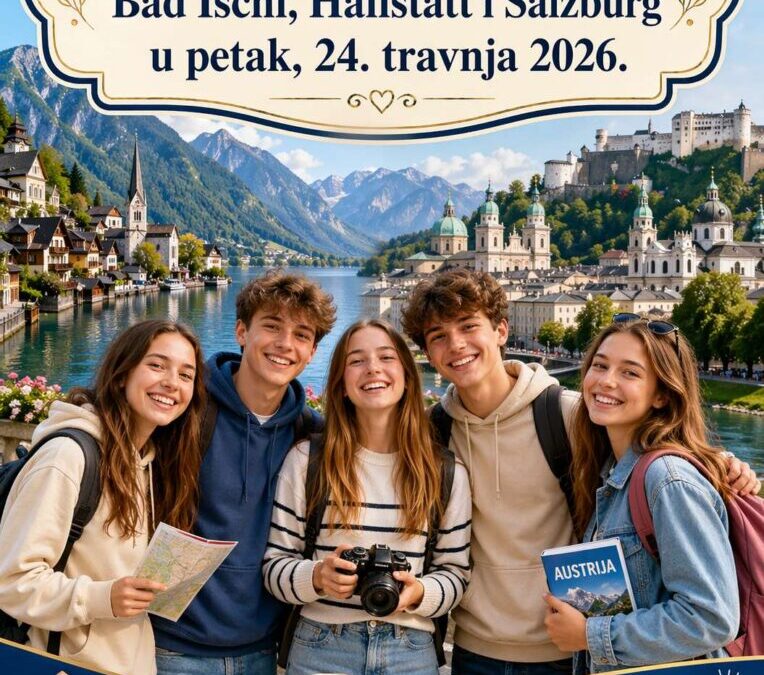 Plan putovanja Bad Ischl Hallstatt i Salzburg AUSTRIJA